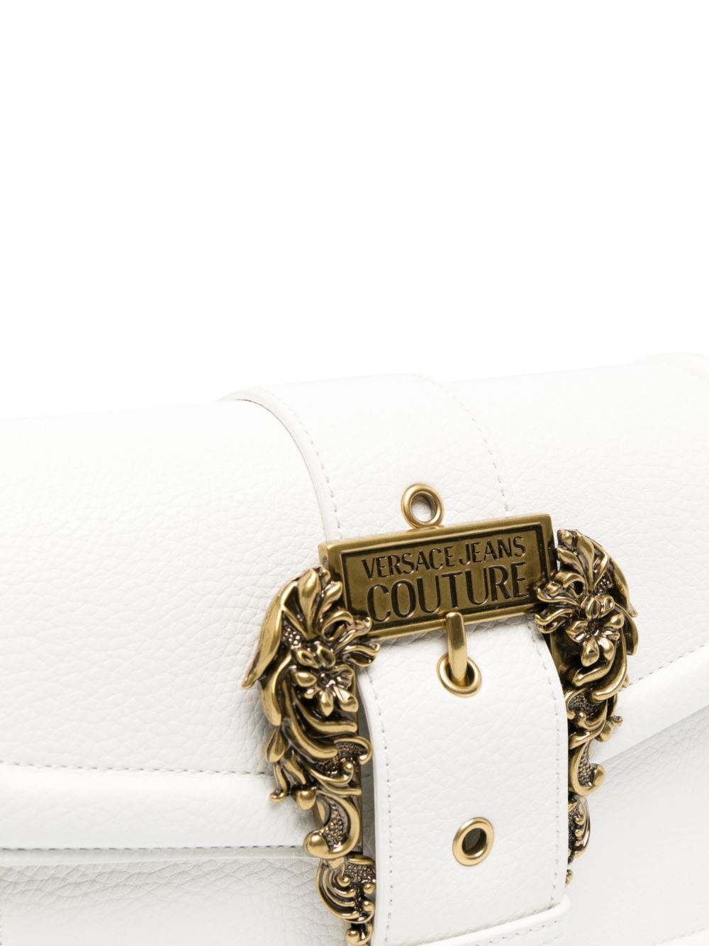 baroque-buckle satchel bag - 4