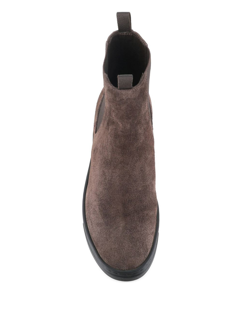 suede pull-tab chelsea boots 5