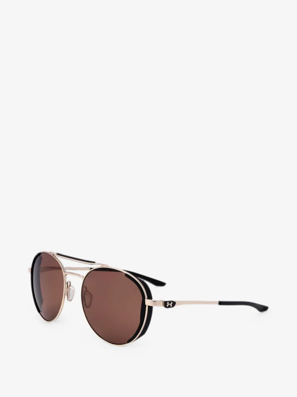 double-bridge round-frame sunglasses - 1
