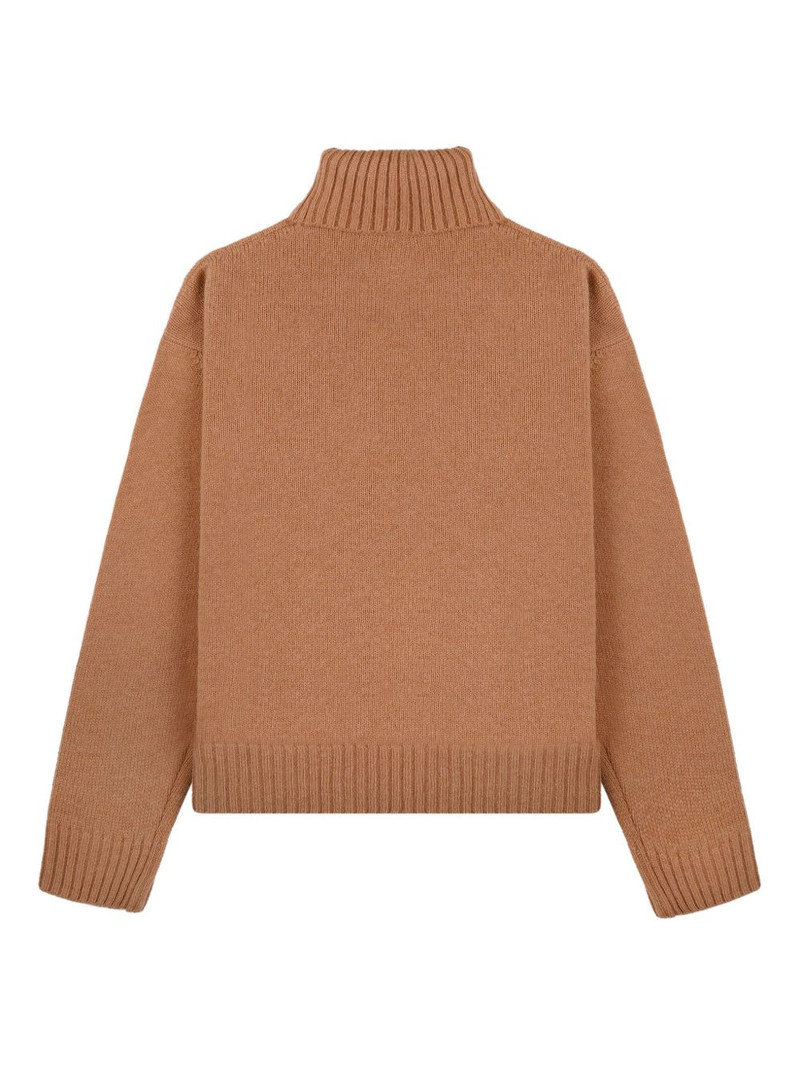 SRC turtleneck logo-embroidered sweater 5