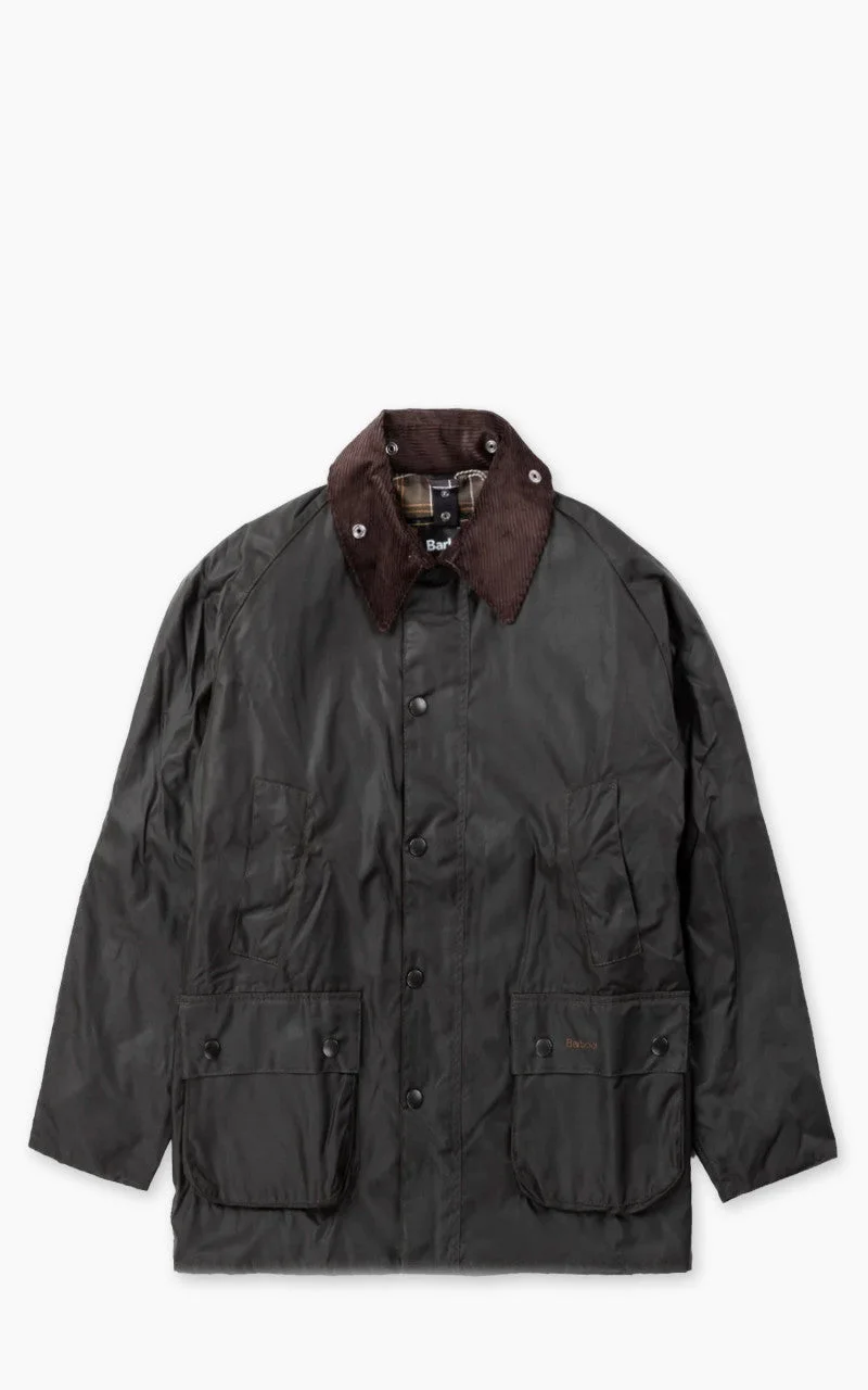 BARBOUR BEDALE WAX JACKET SAGE - 1