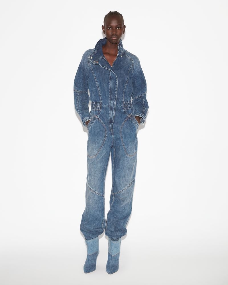 KIMEA DENIM OVERALLS - 2