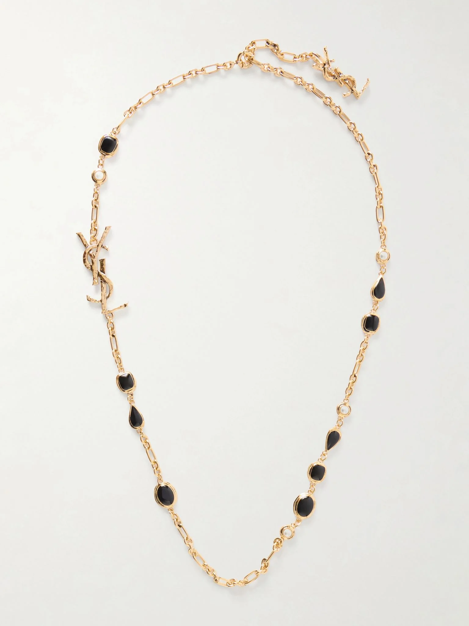 Cassandre gold-tone enamel necklace Gold - 1