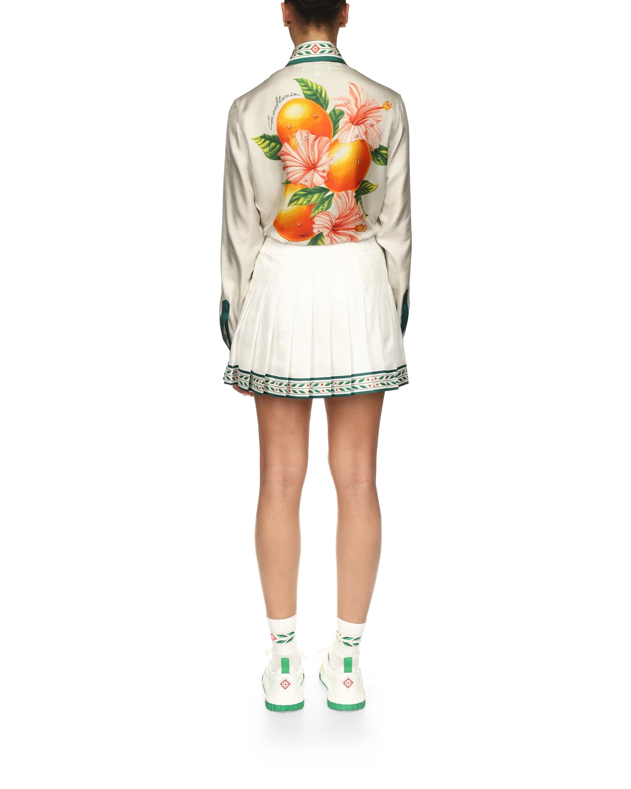 Laurel Silk Tennis Mini Skirt | Casablanca Paris - 4