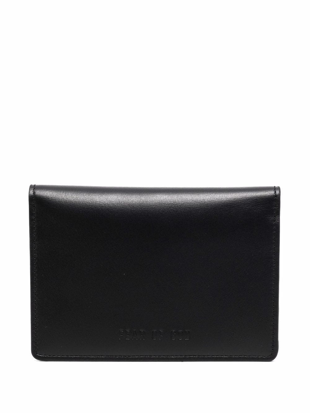 debossed-logo leather wallet - 1