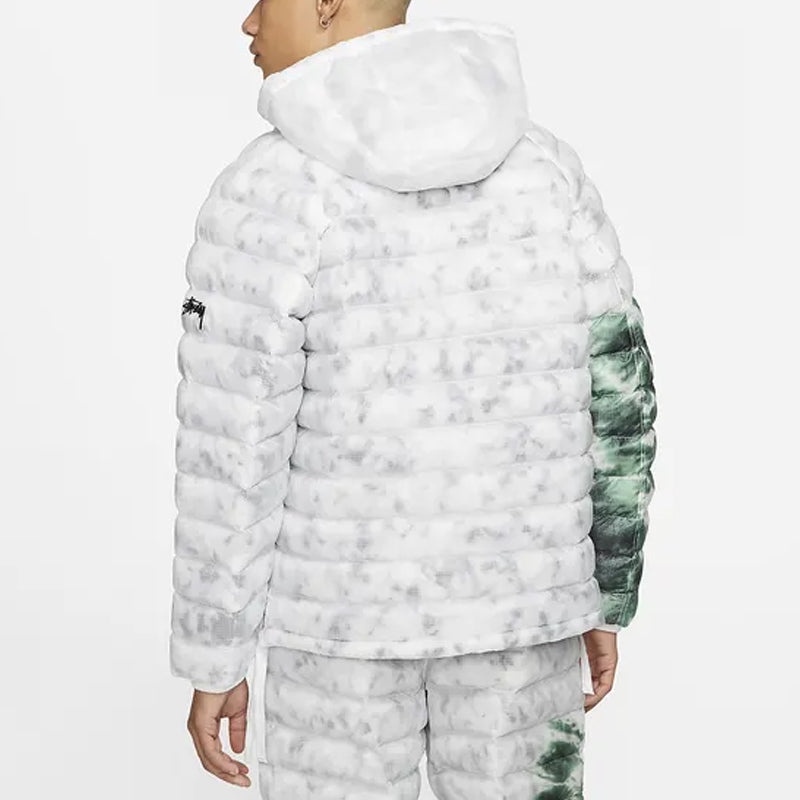 Stussy x Nike Insulated Pullover Jacket 'White Gorge Green' DC1084-101 - 4