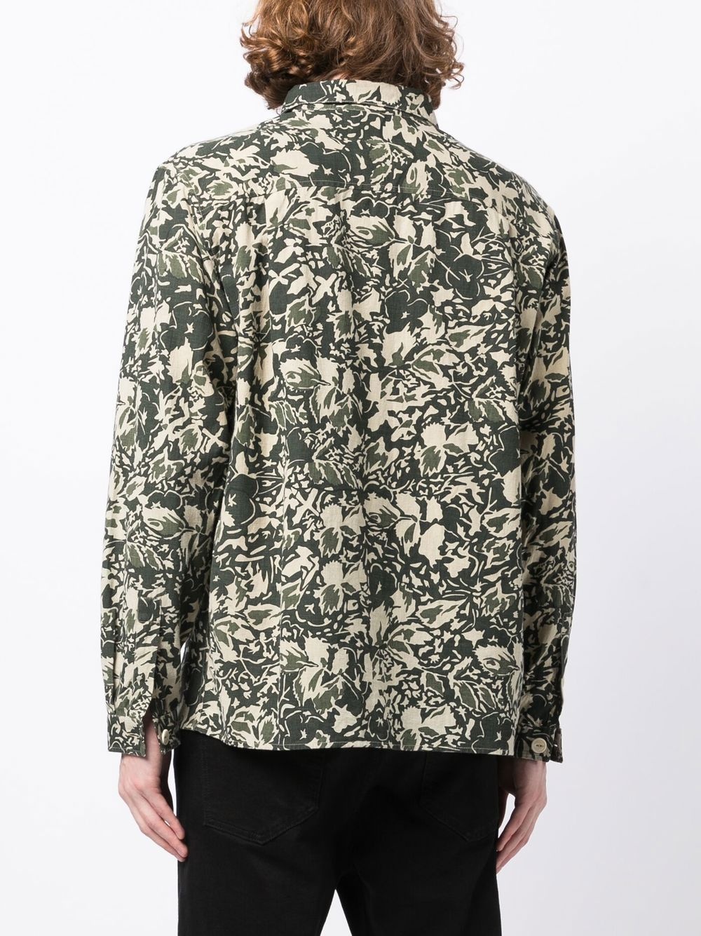 graphic-print long-sleeve shirt - 4