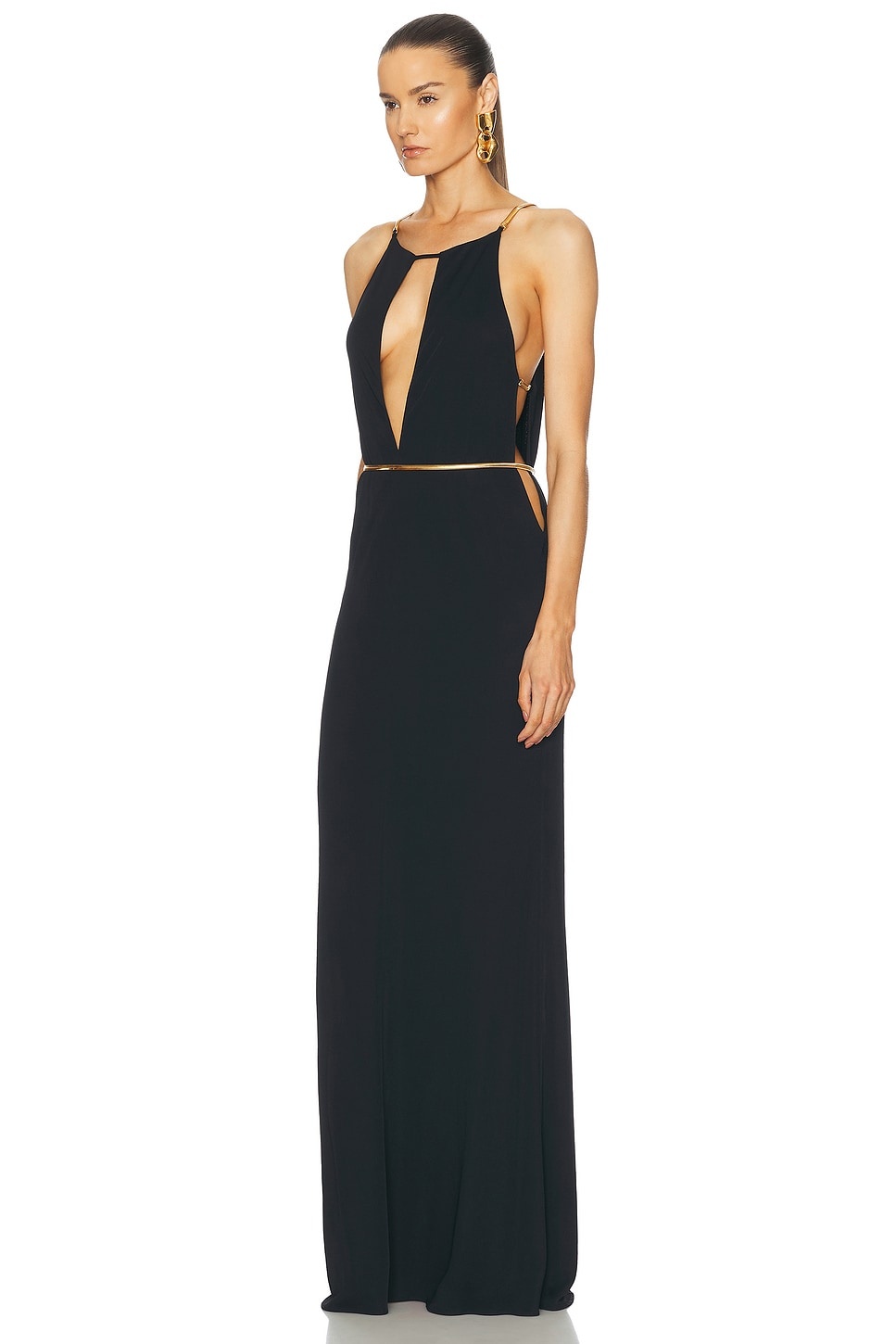 Sleeveless Evening Dress - 3
