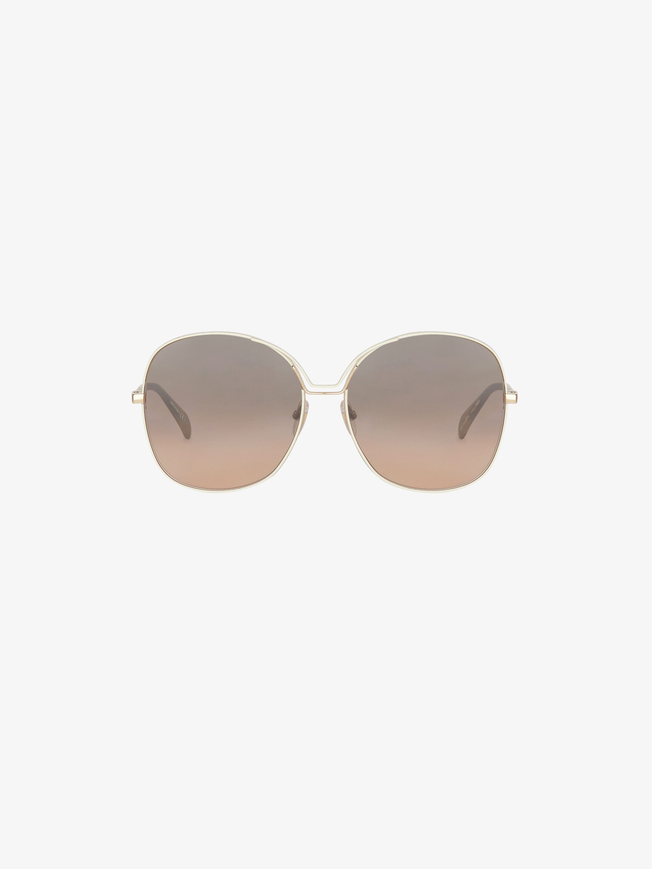 Two tone GV Bow sunglasses in metal - 3