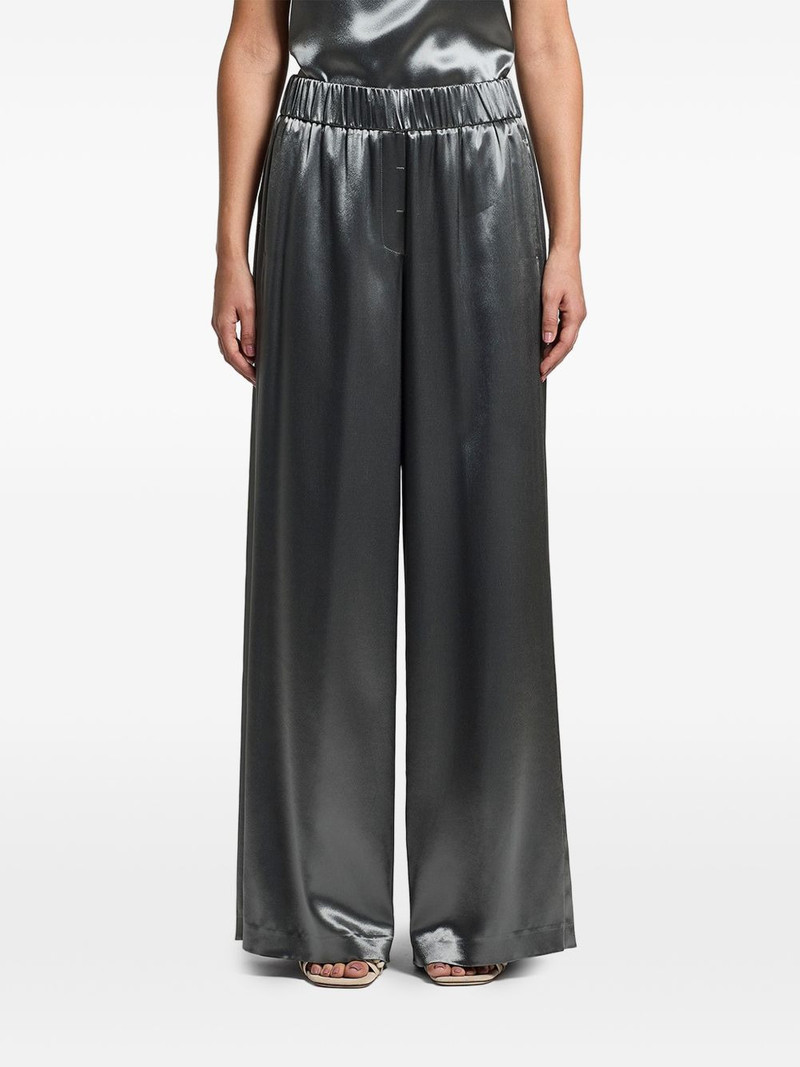 fluid satin trousers 1