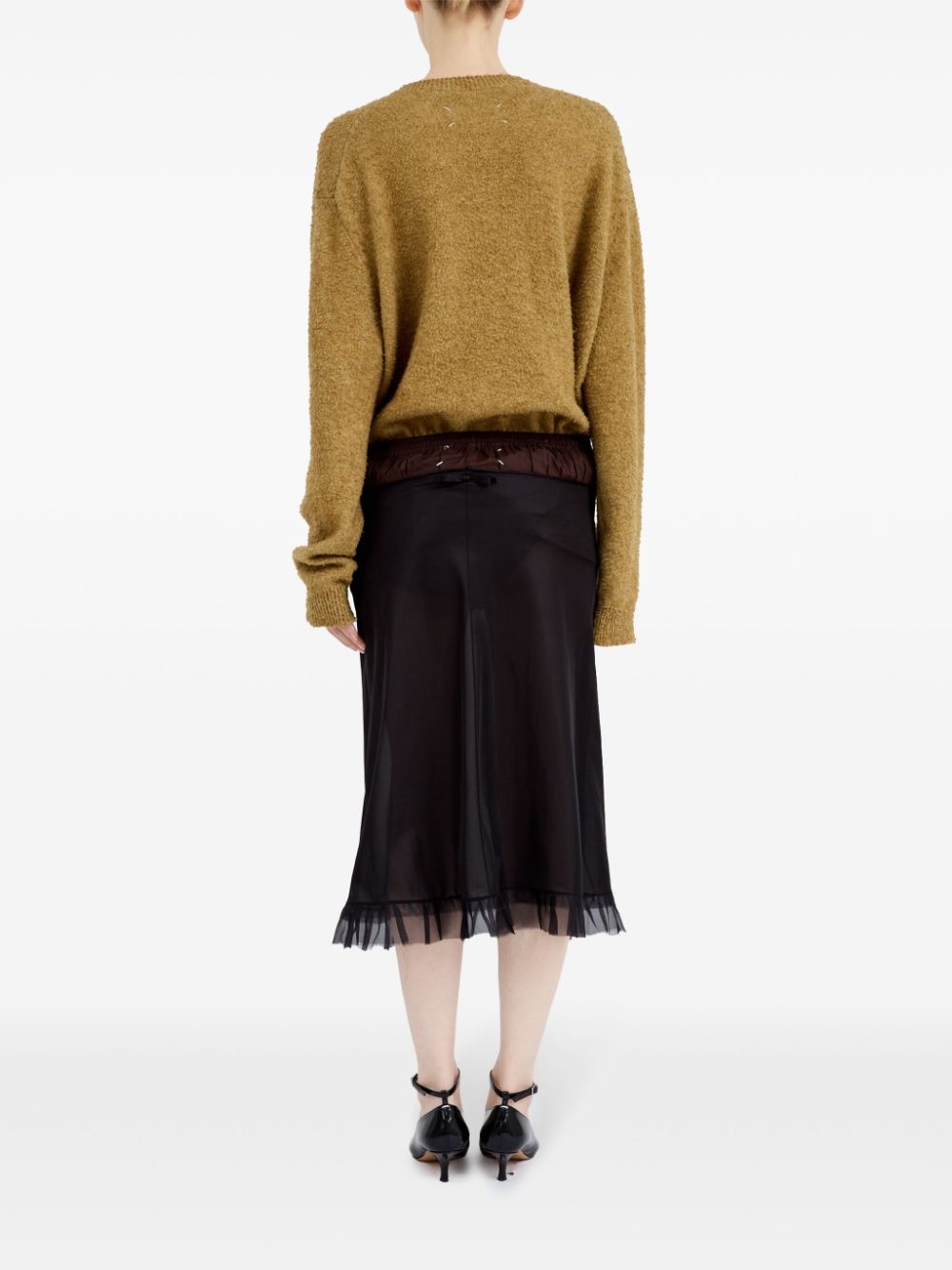 tulle midi skirt - 5