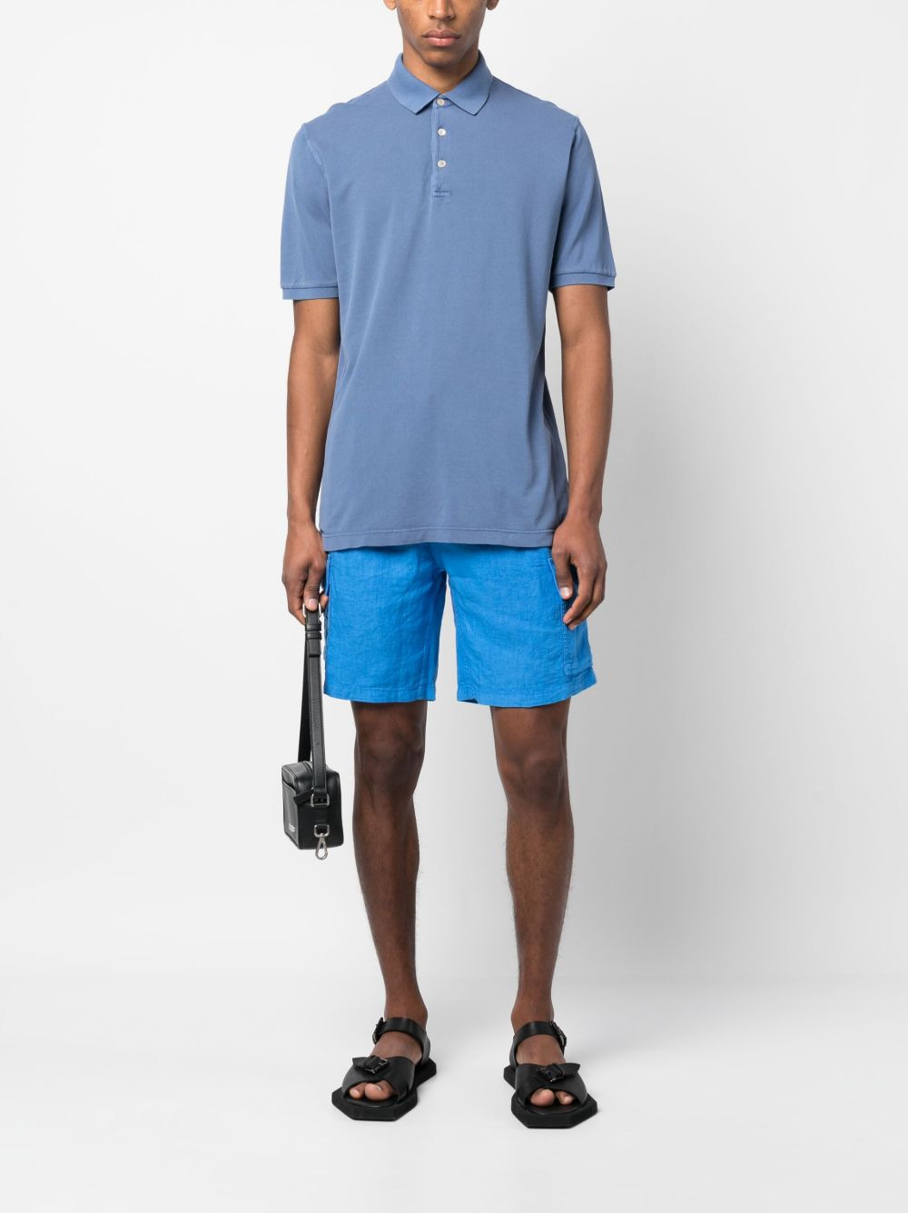 logo-patch swim shorts - 2
