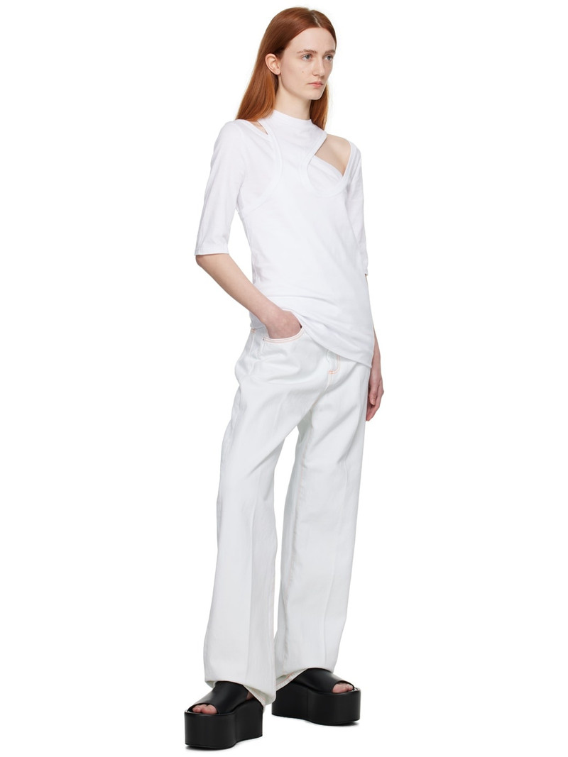 Sportmax White Low-Rise Jeans outlook