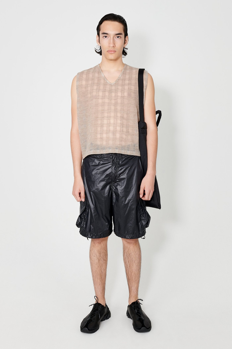 Our Legacy Mount Shorts Black Tech Chintz Ripstop outlook