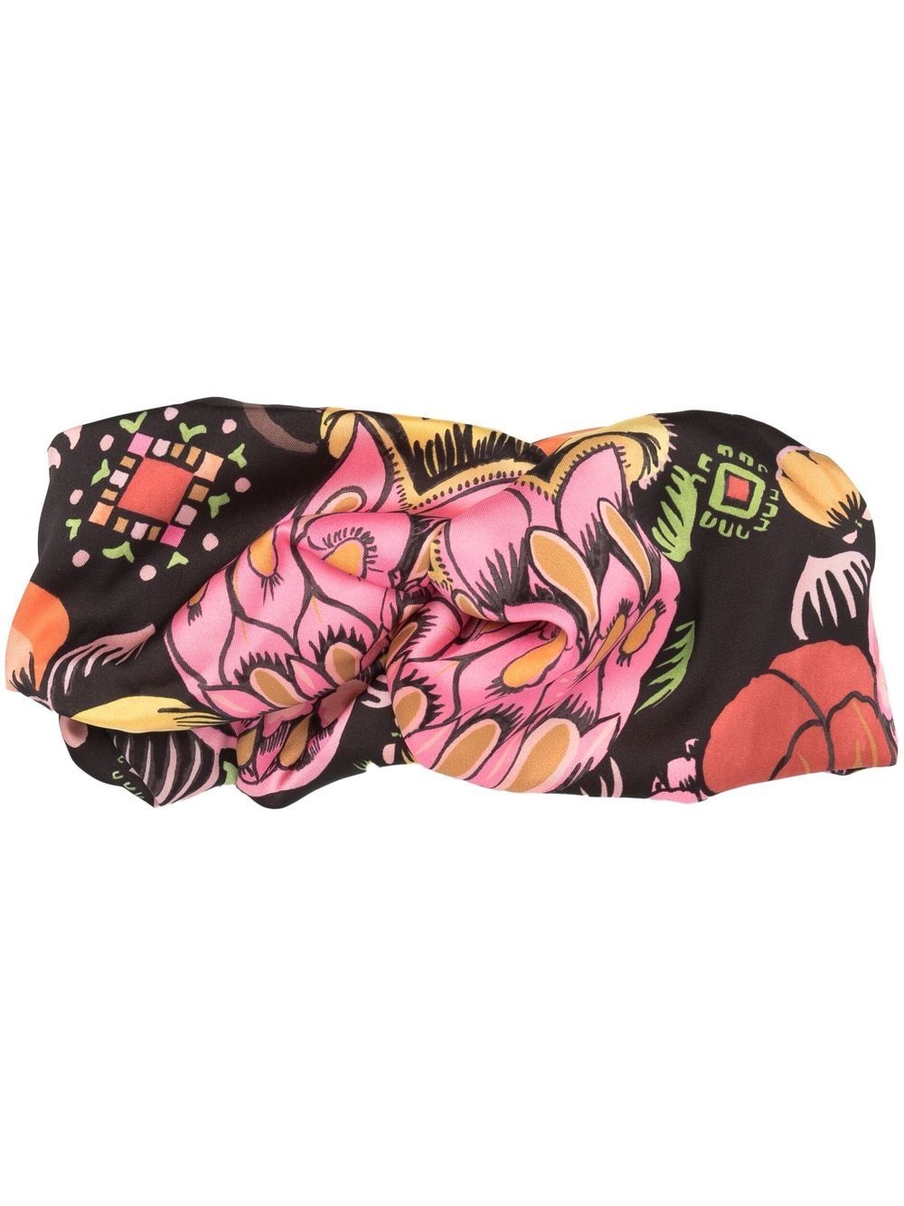 Pinup grapghic-print headband - 1