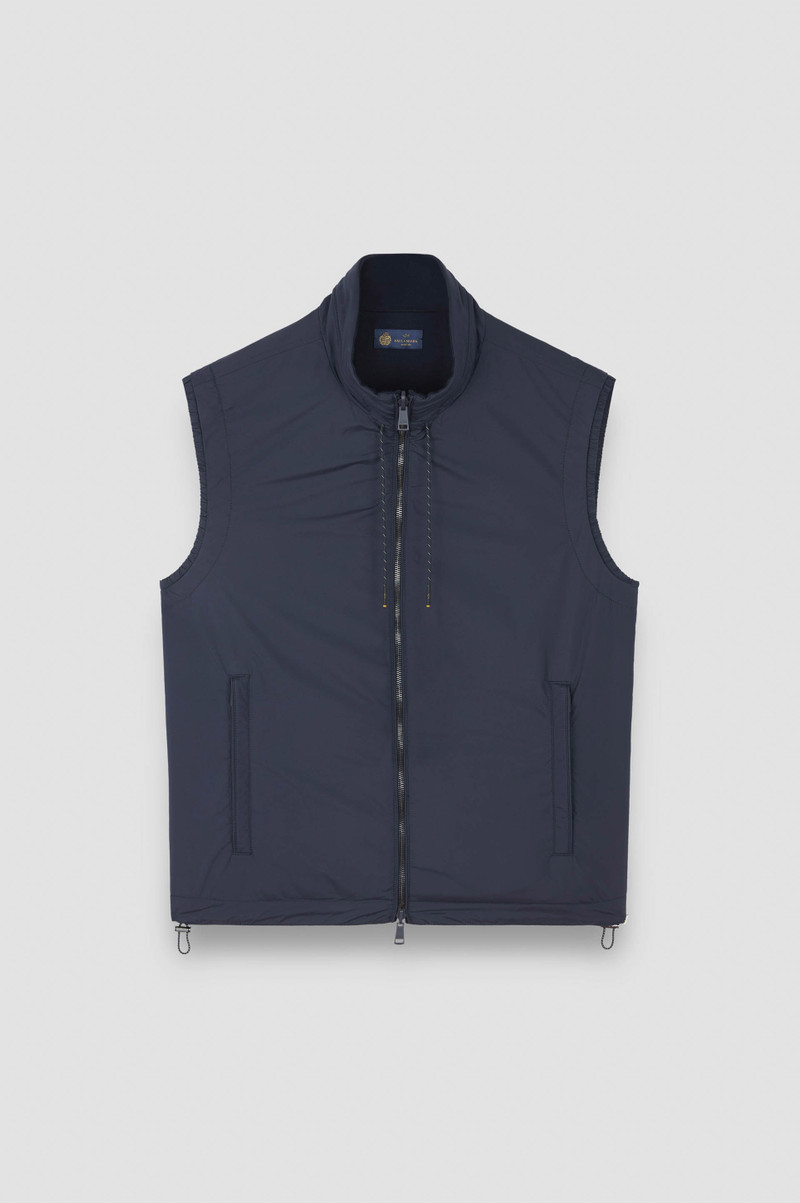 REVERSIBLE GILET IN WOOL, SILK, AND MICROFIBER 6