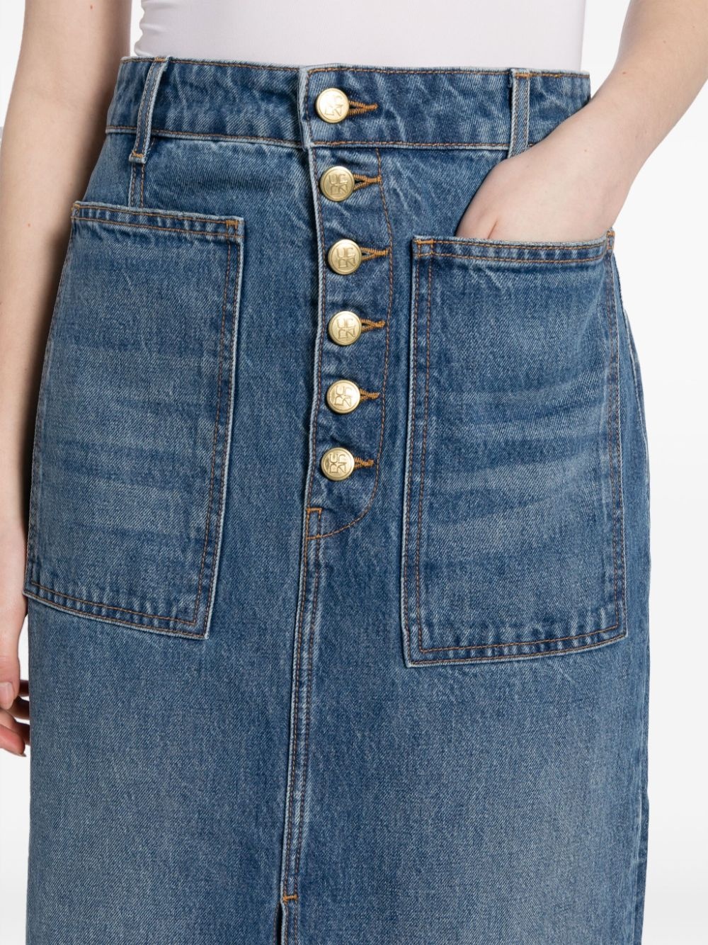 The Bea denim midi skirt - 5