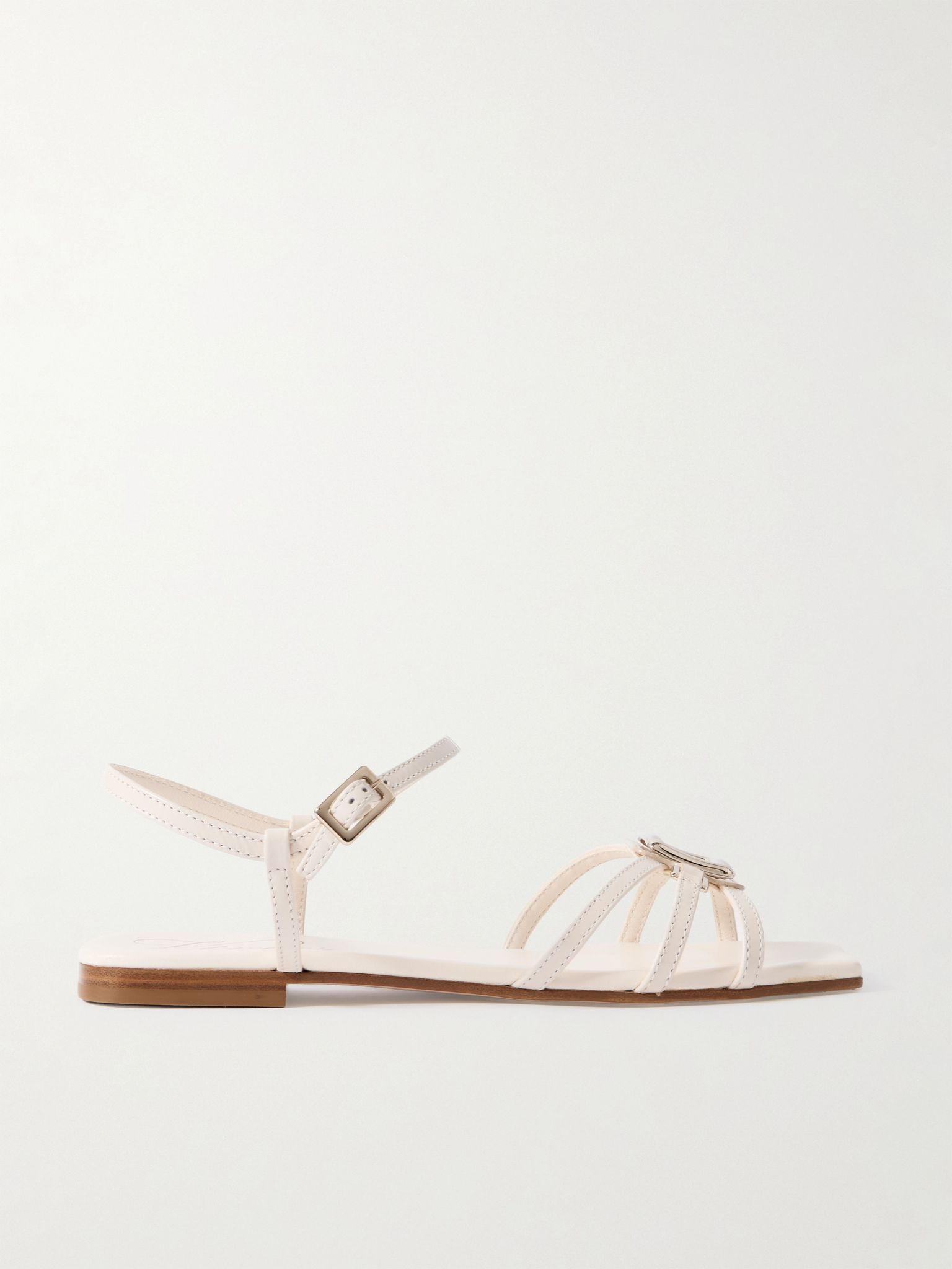Viv' by the Sea leather sandals Cream - 1
