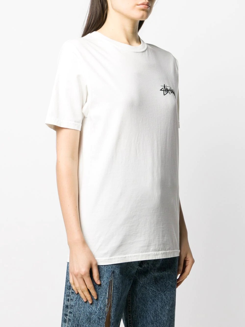 logo print short-sleeved T-shirt - 3