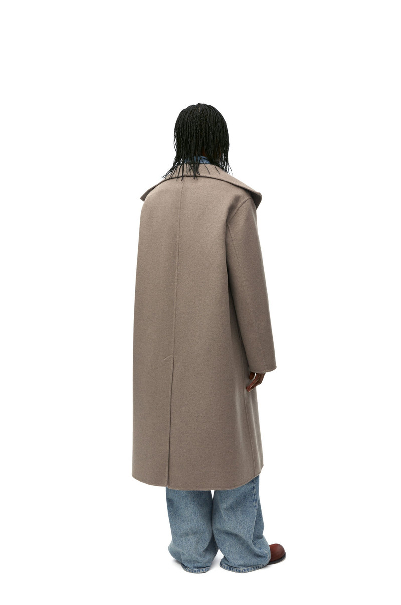 Belted coat in wool and cashmere 4