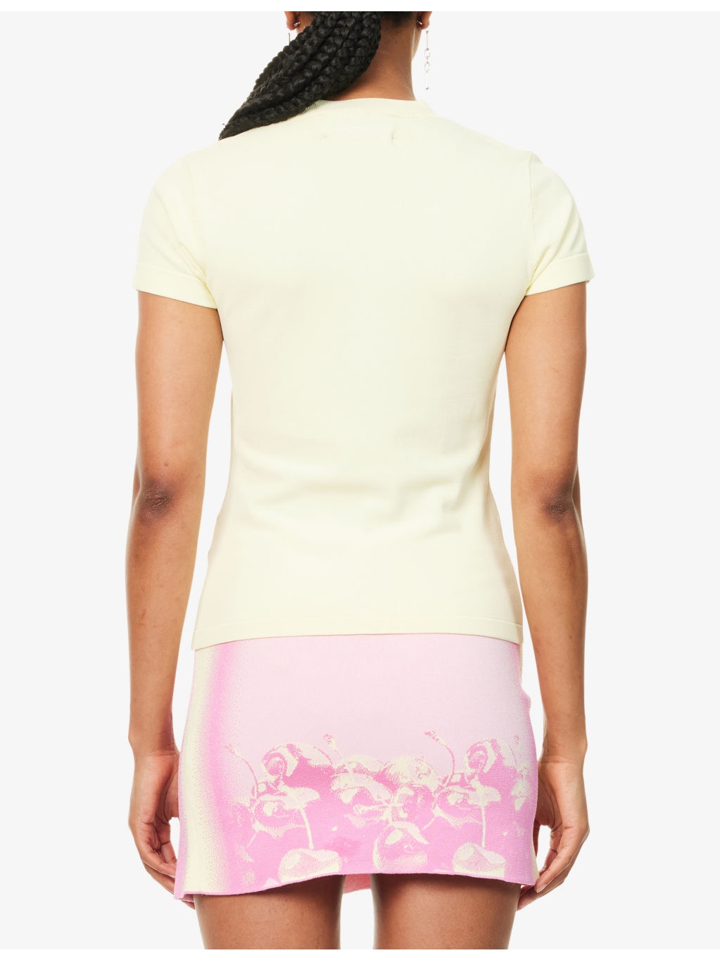 Ellie UV Reactive Round-Neck Stretch-Woven T-Shirt - 4