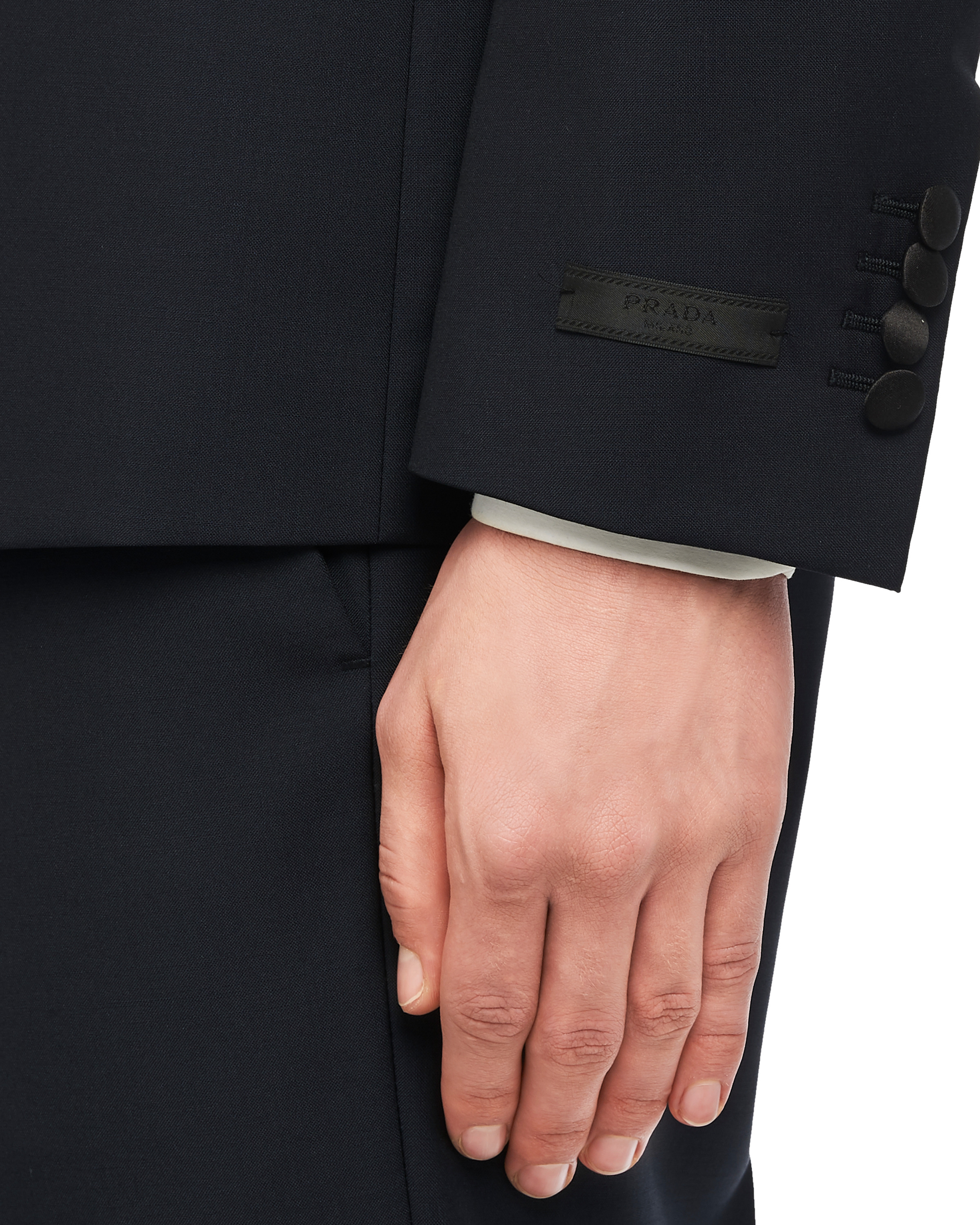Singled-breasted two-button wool mohair tuxedo - 5