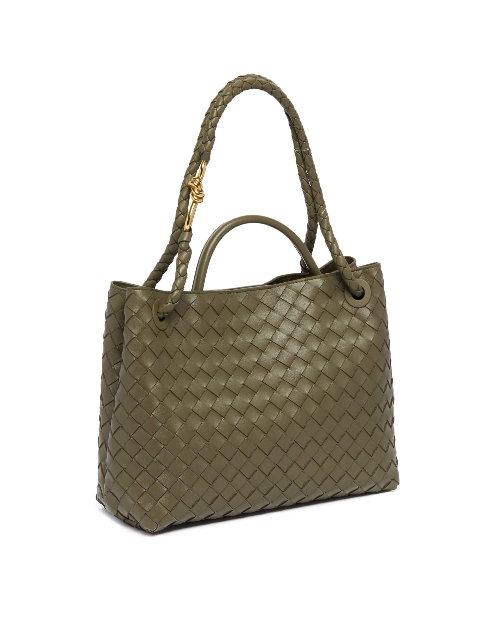 Green Medium Andiamo Bag - 6
