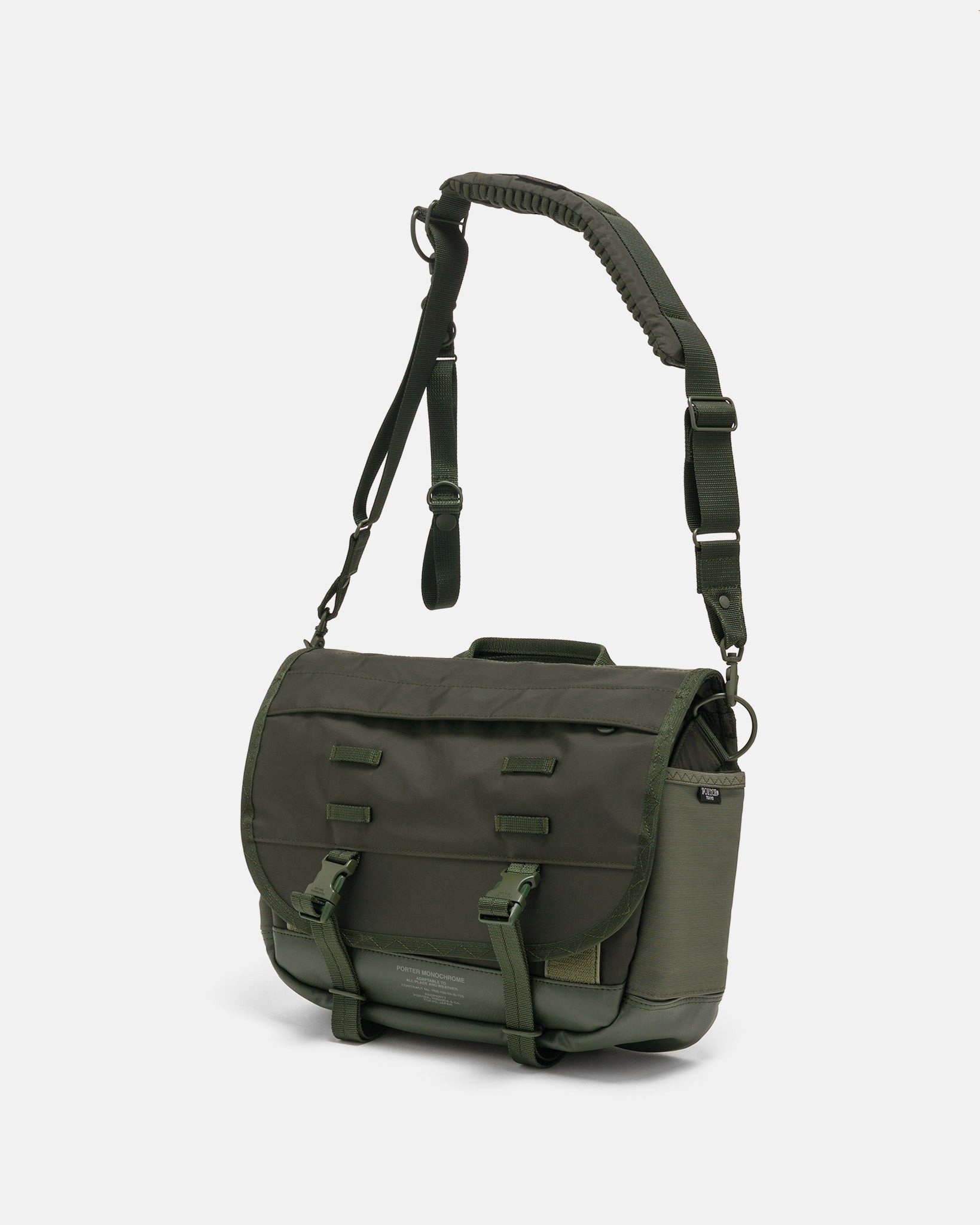 Monochrome Messenger Bag (S) Olive - 1
