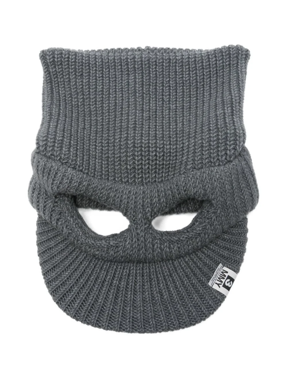 eyelet wool balaclava - 1