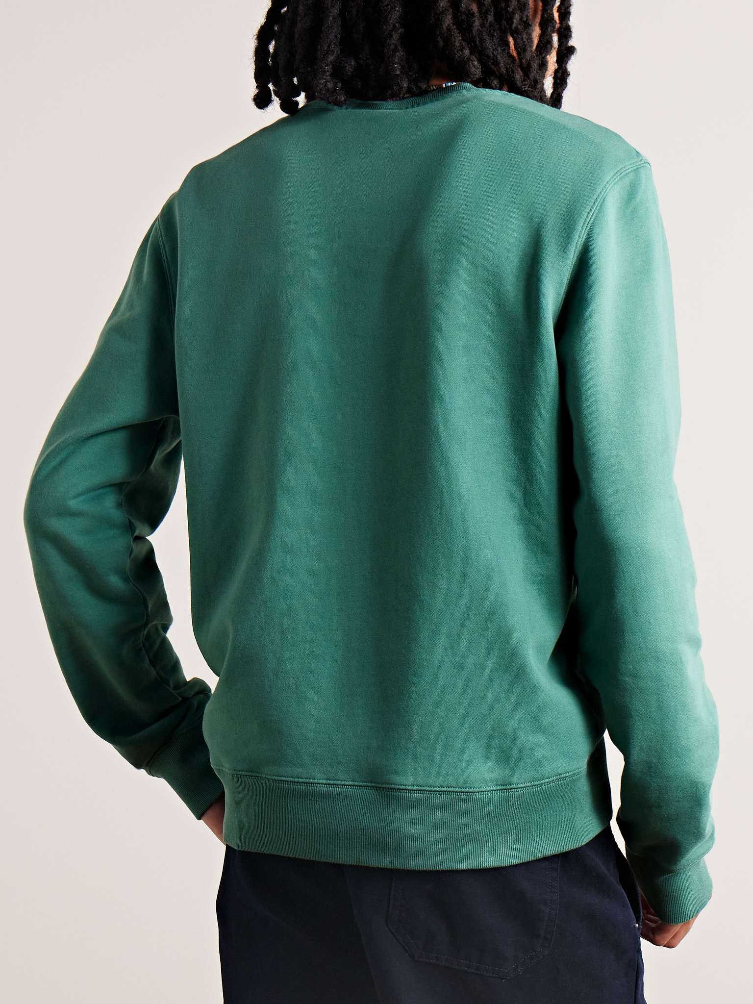 Logo-Appliquéd Cotton-Jersey Sweatshirt - 3