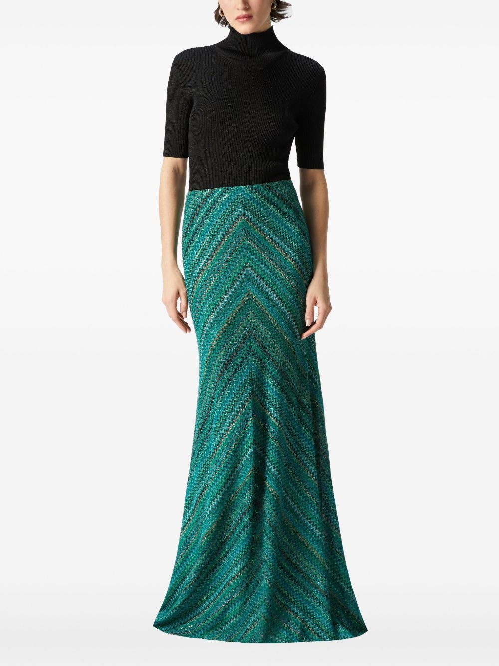 Zigzag maxi skirt - 2