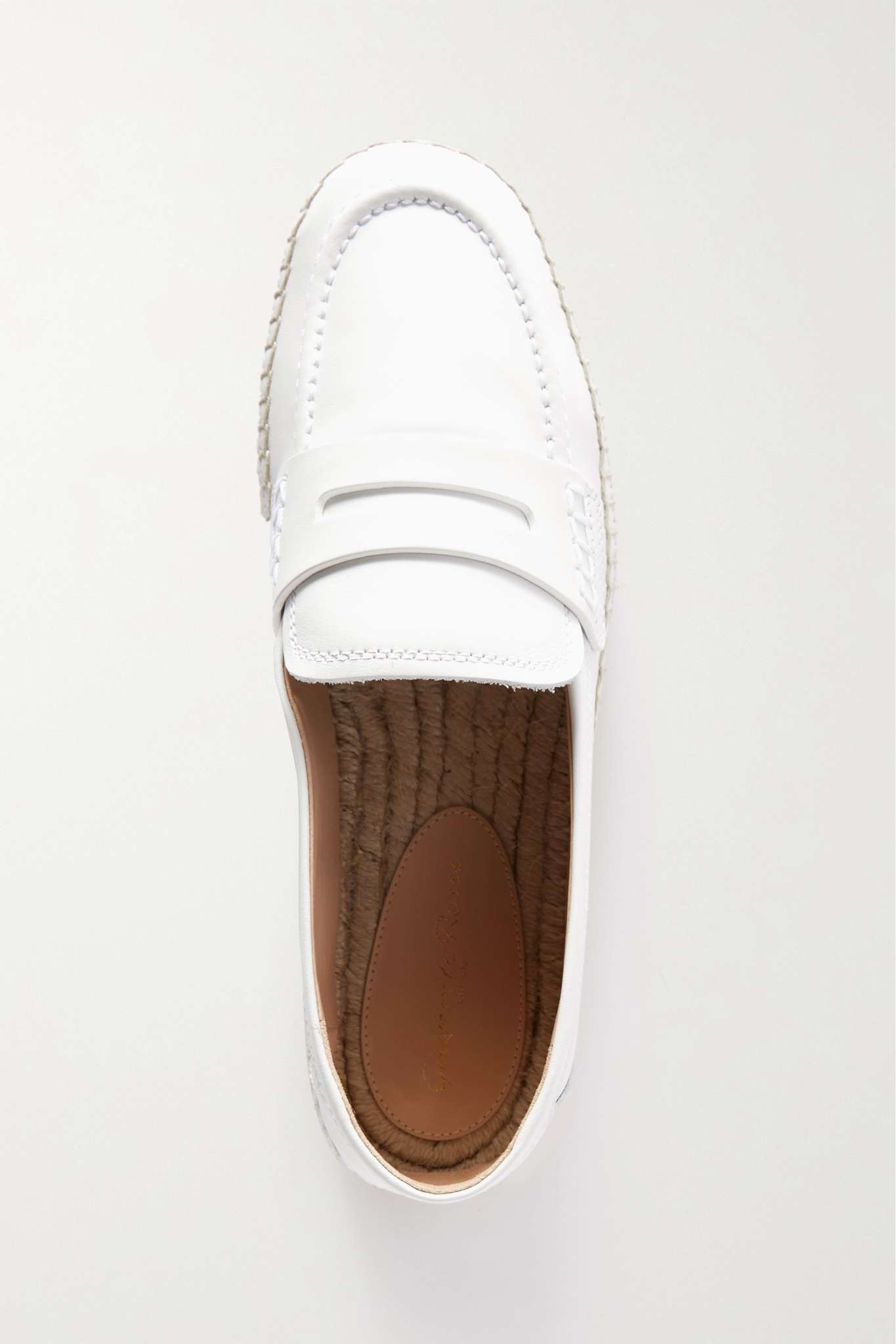 Alima leather espadrille loafers - 5