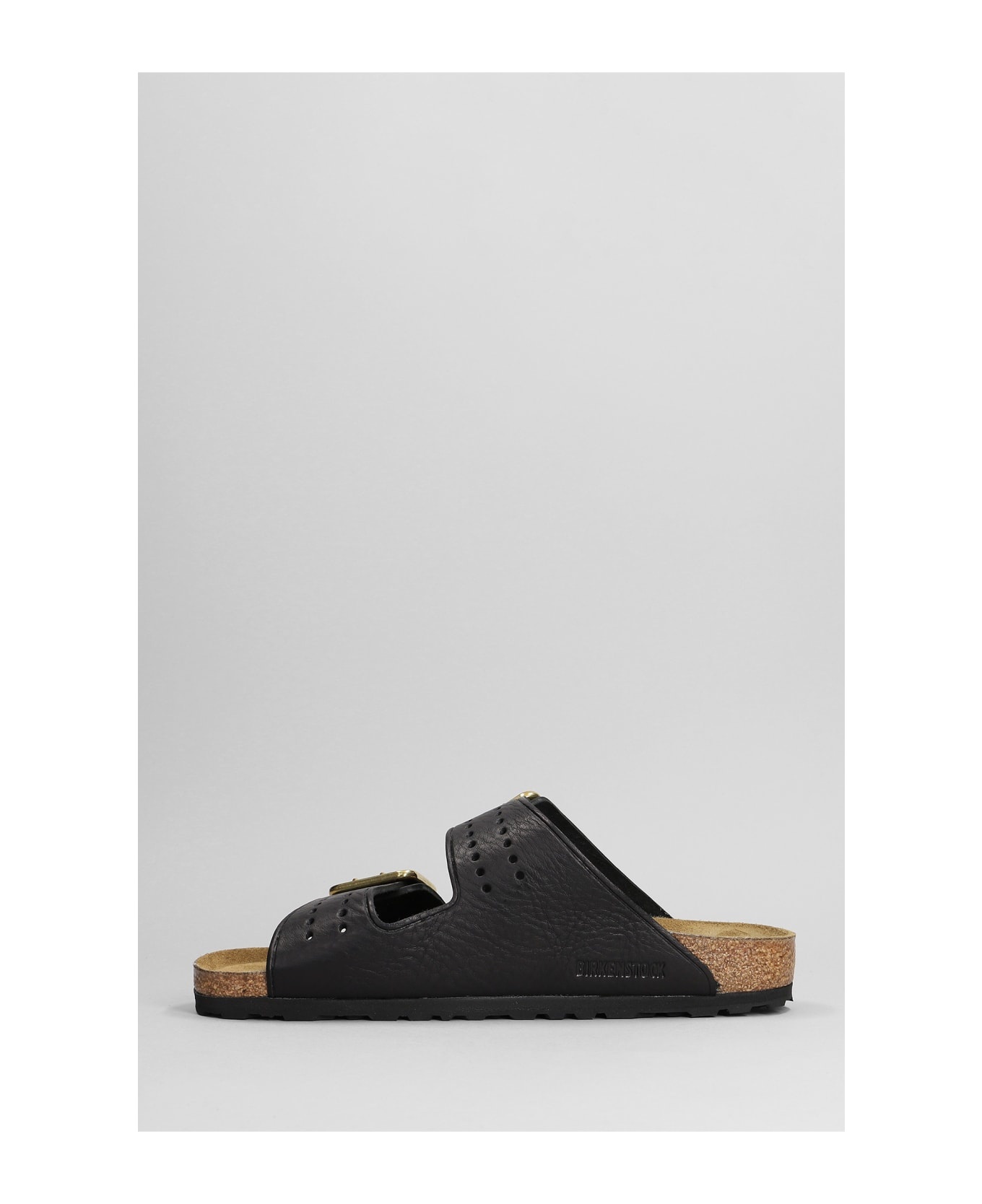 Arizona Bold Flats In Black Leather - 3