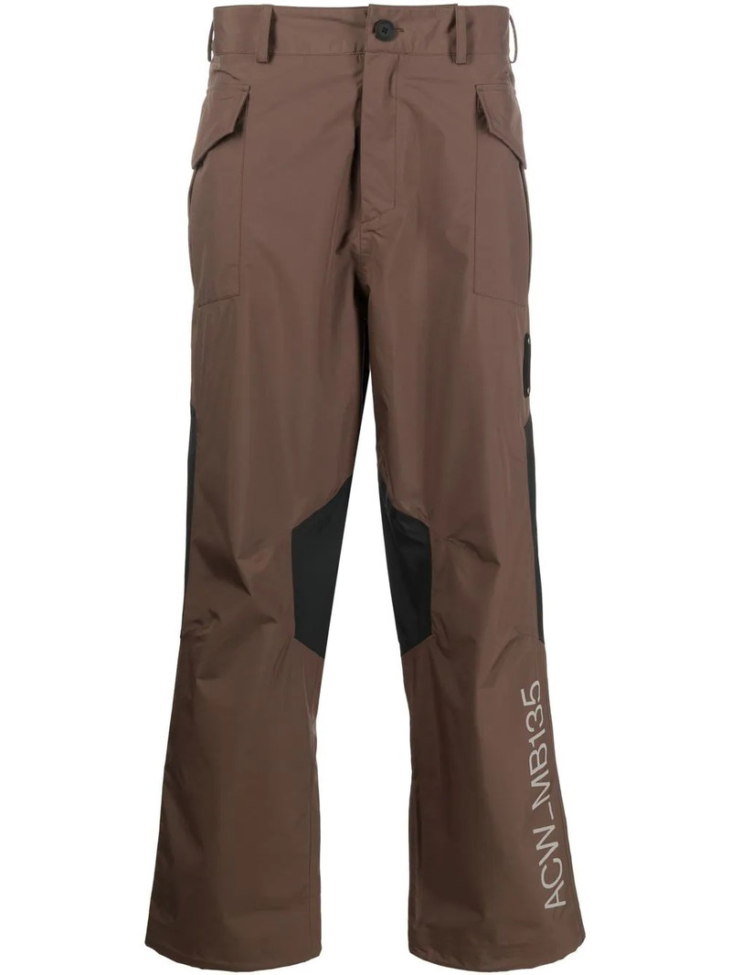 straight-leg cargo trousers 1