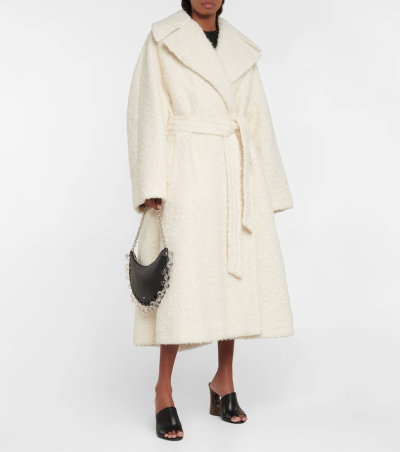 Alaïa Alpaca wool and cotton coat outlook
