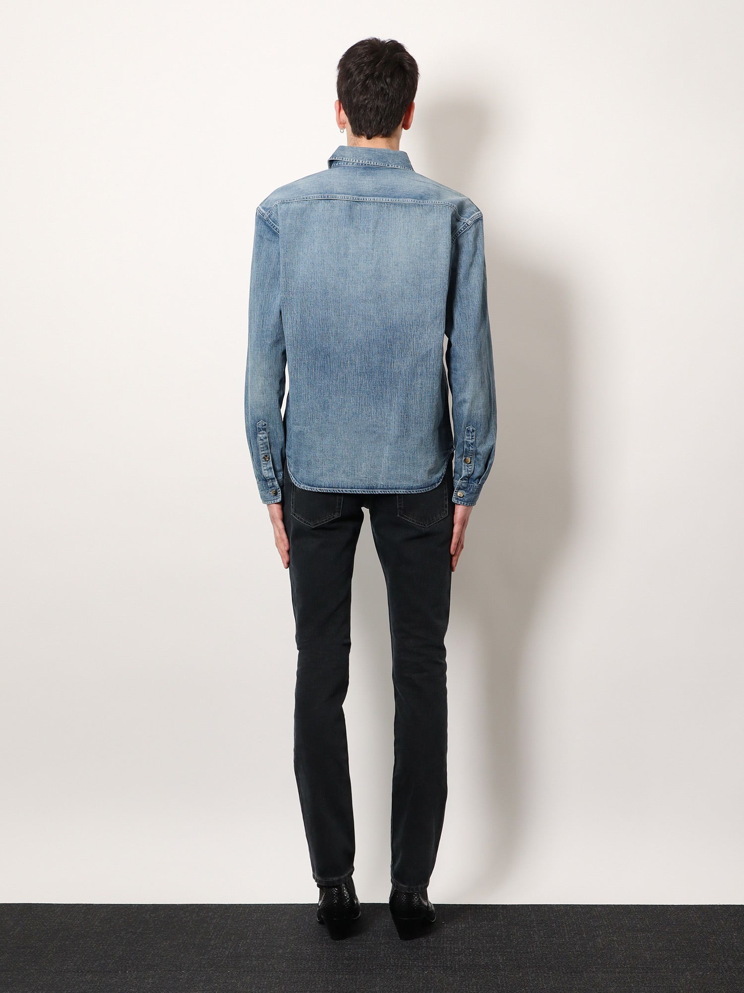 Saint Laurent Cassandre Denim Shirt - 3