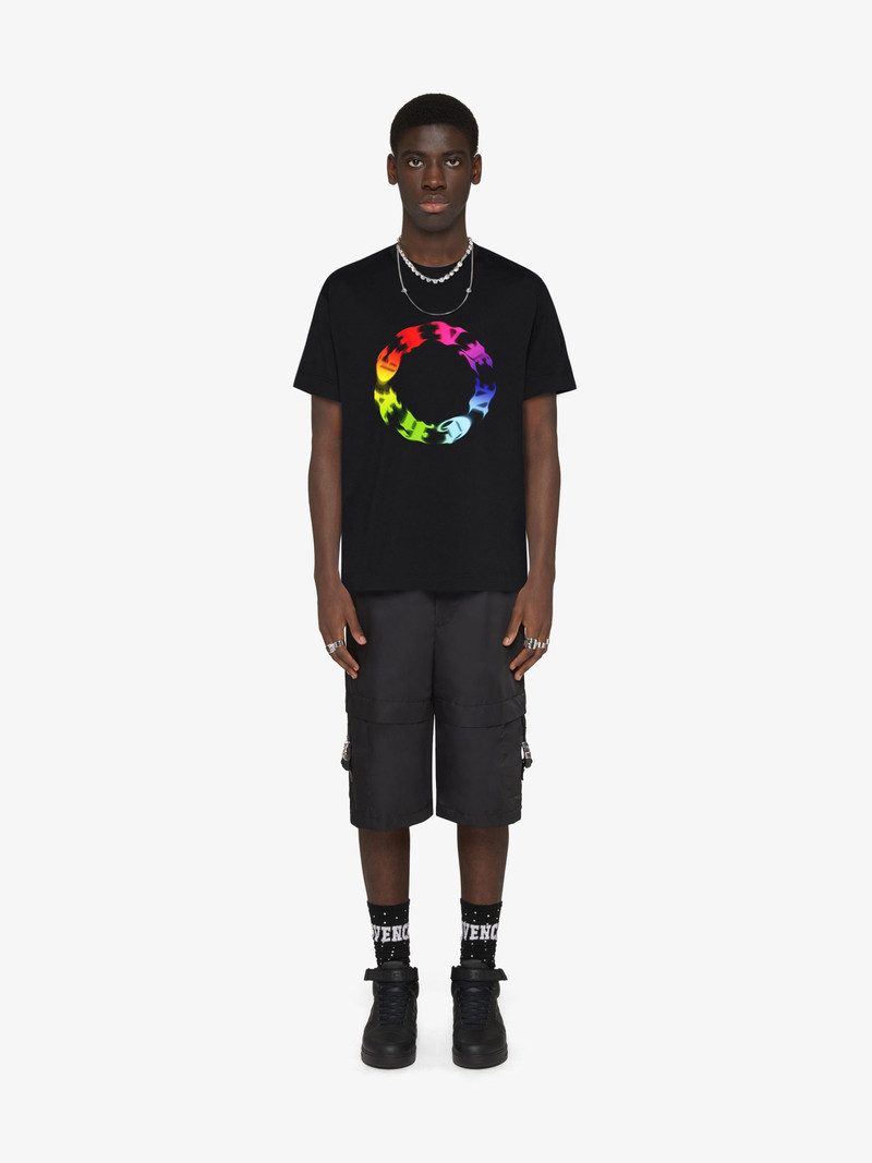 Givenchy OVERSIZED T-SHIRT IN COTTON WITH GIVENCHY CIRCLE PRINT outlook