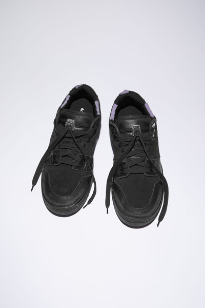Acne Studios Low top leather sneakers - Multi Black outlook