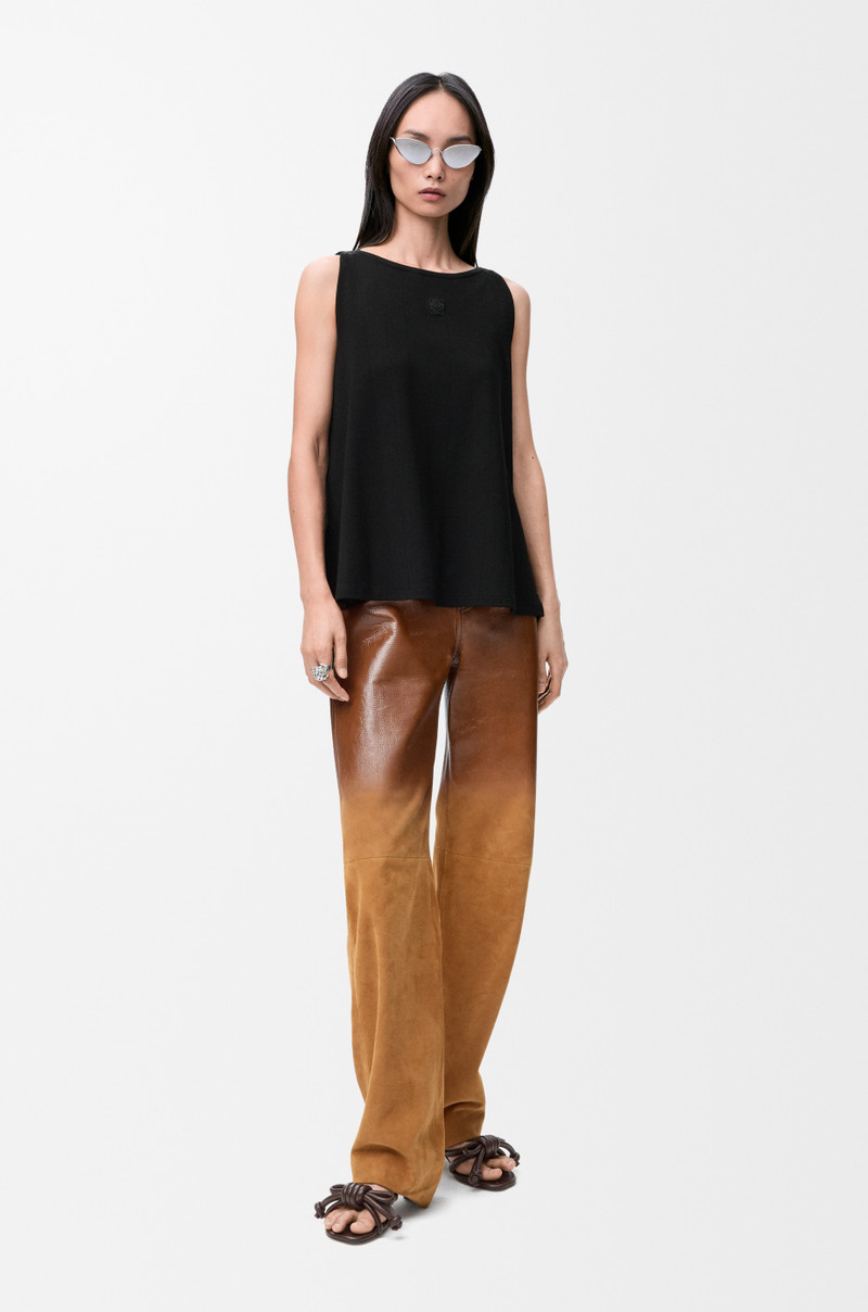 Loewe Anagram top in viscose blend outlook