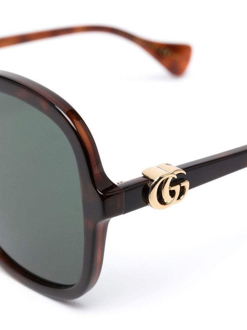 square frame oversize sunglasses 3