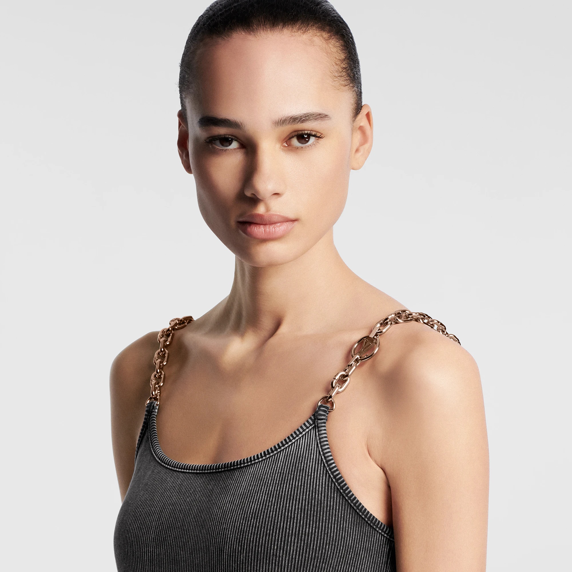 Chain Strap Tank Dress - 2