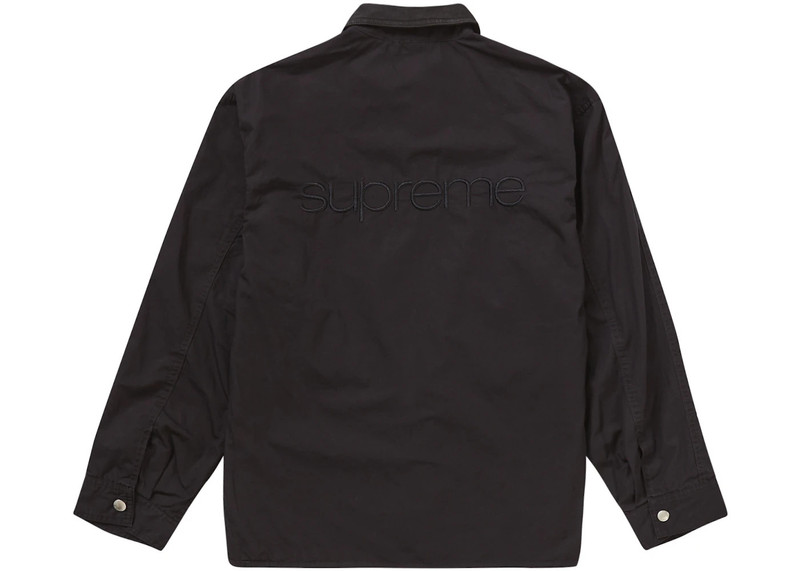 Supreme Supreme Cotton Utility Jacket Black outlook