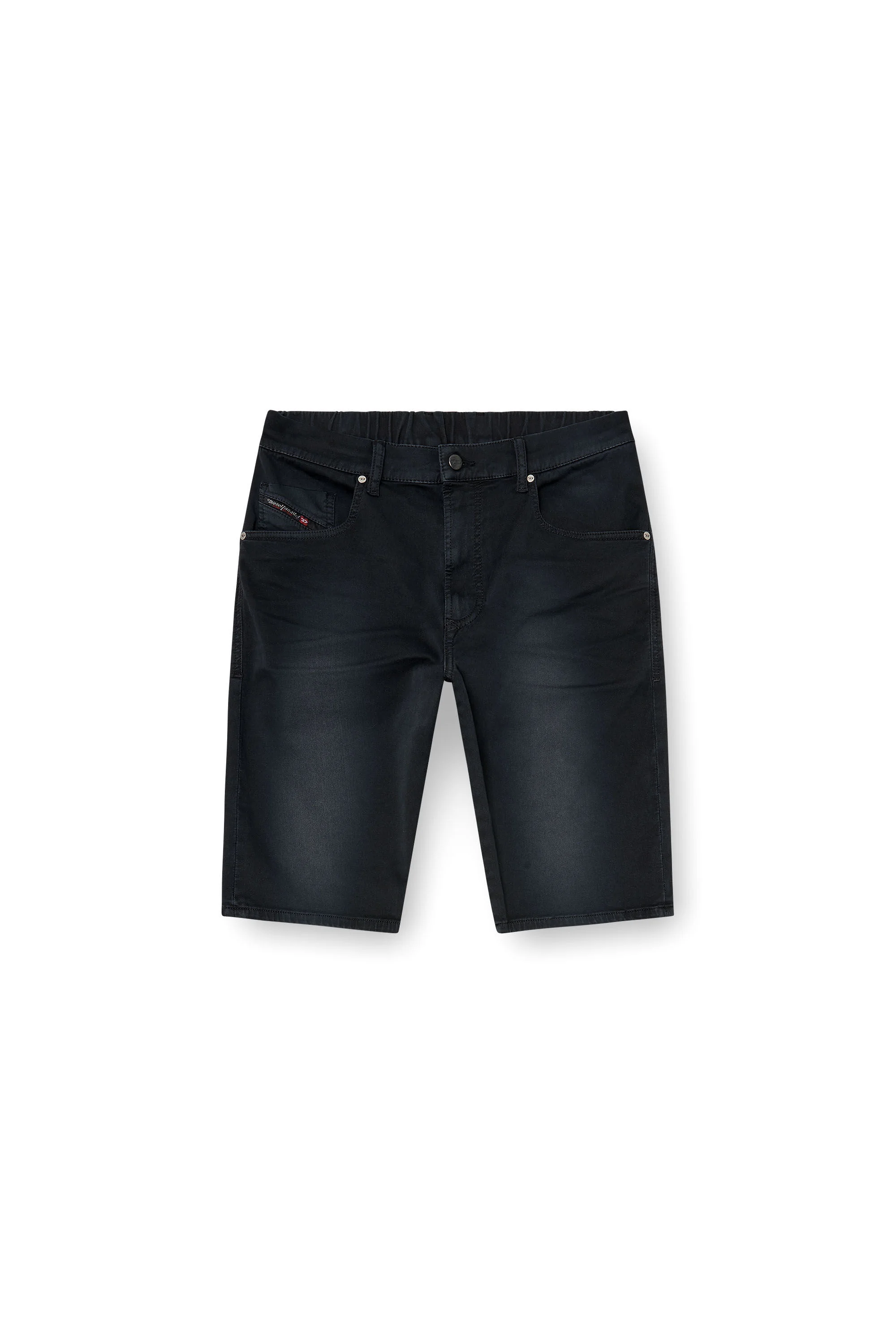 SLIM SHORTS IN COLOURED DENIM - 1
