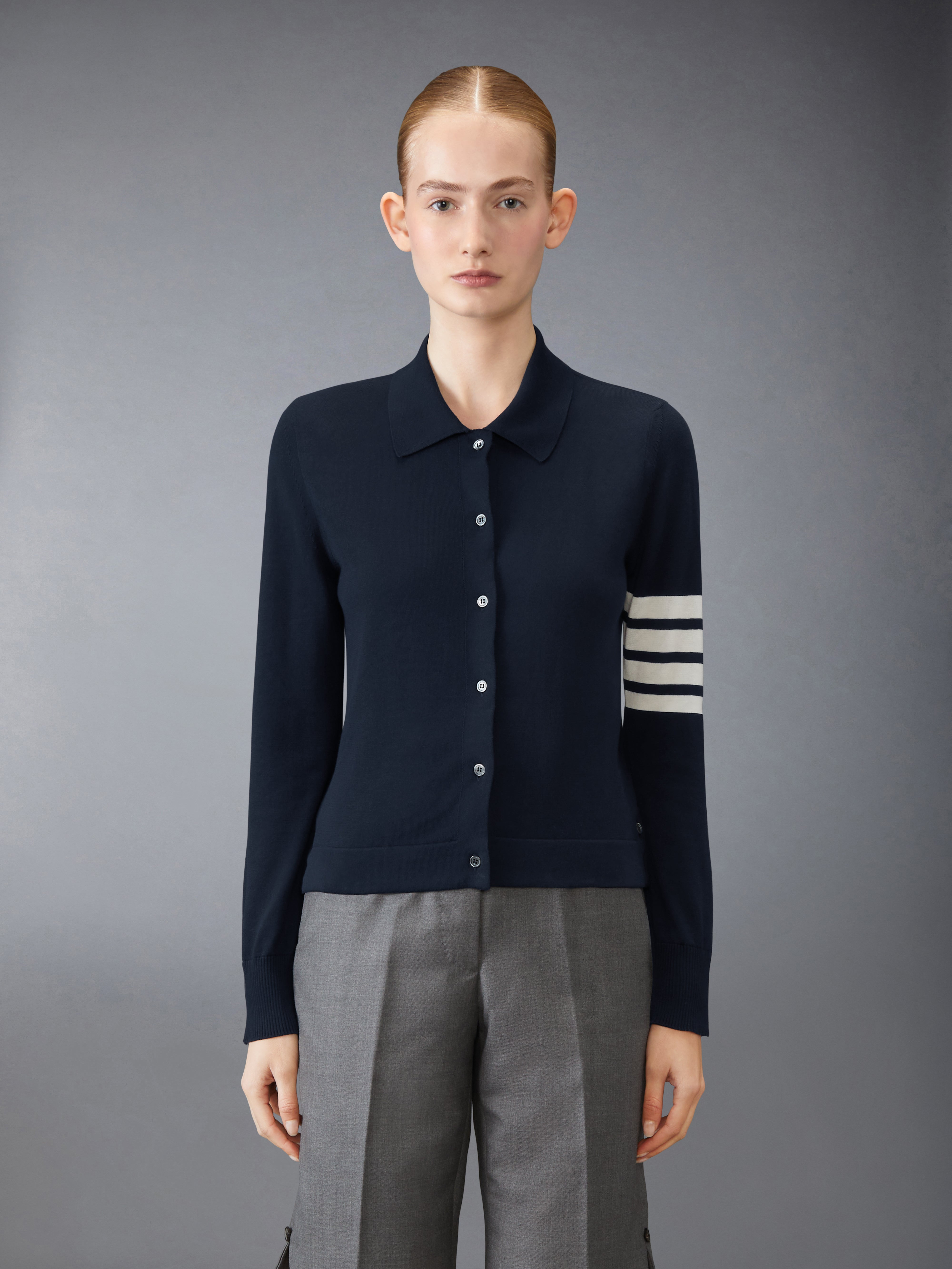 Cotton 4-Bar Shirt - 2