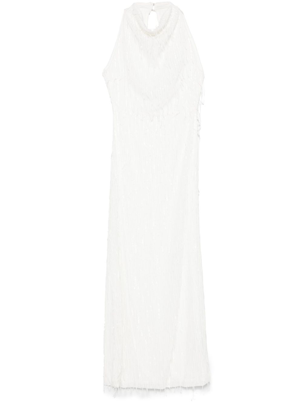 halterneck maxi dress - 1
