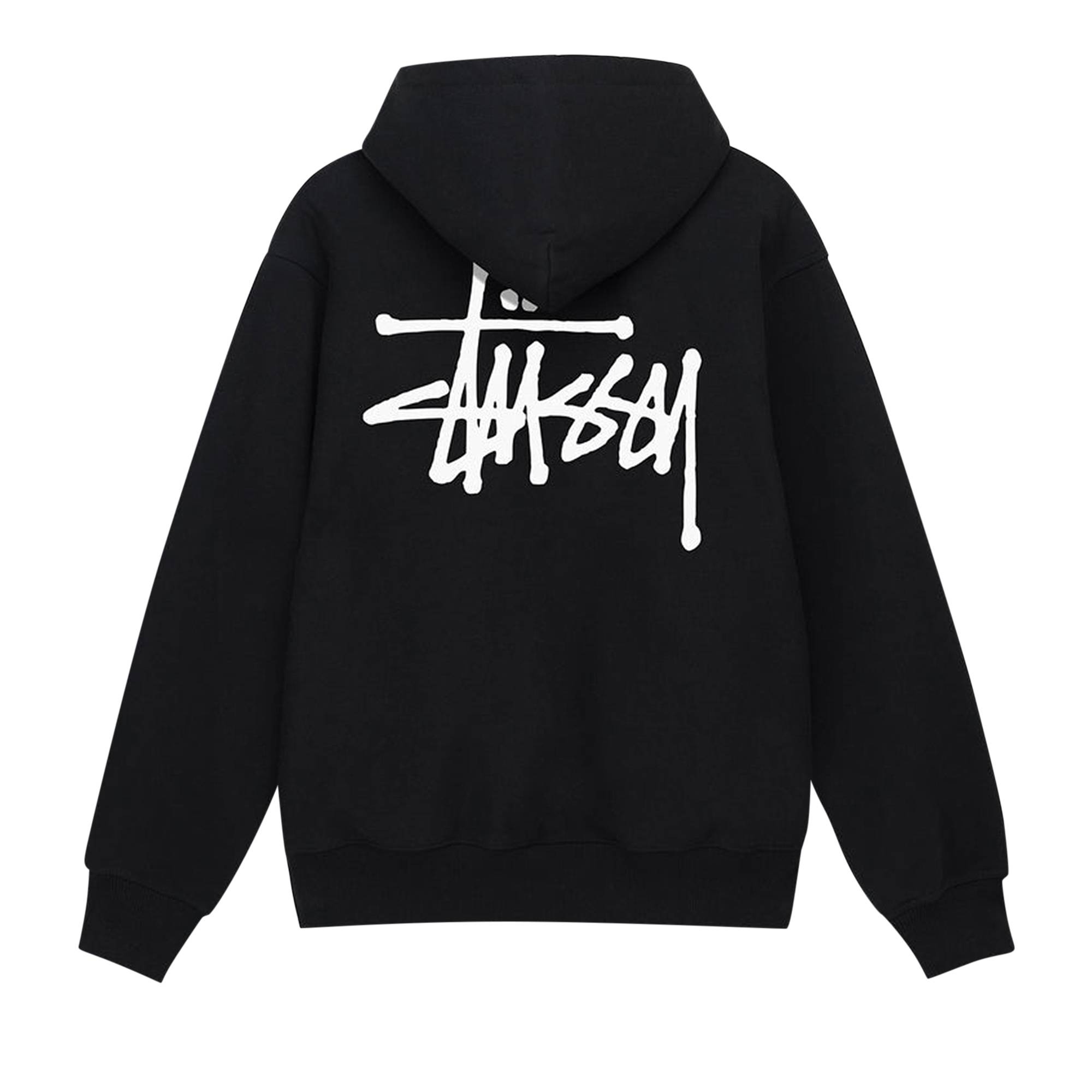 Stüssy Stussy Basic Hoodie 'Black' | goat | REVERSIBLE