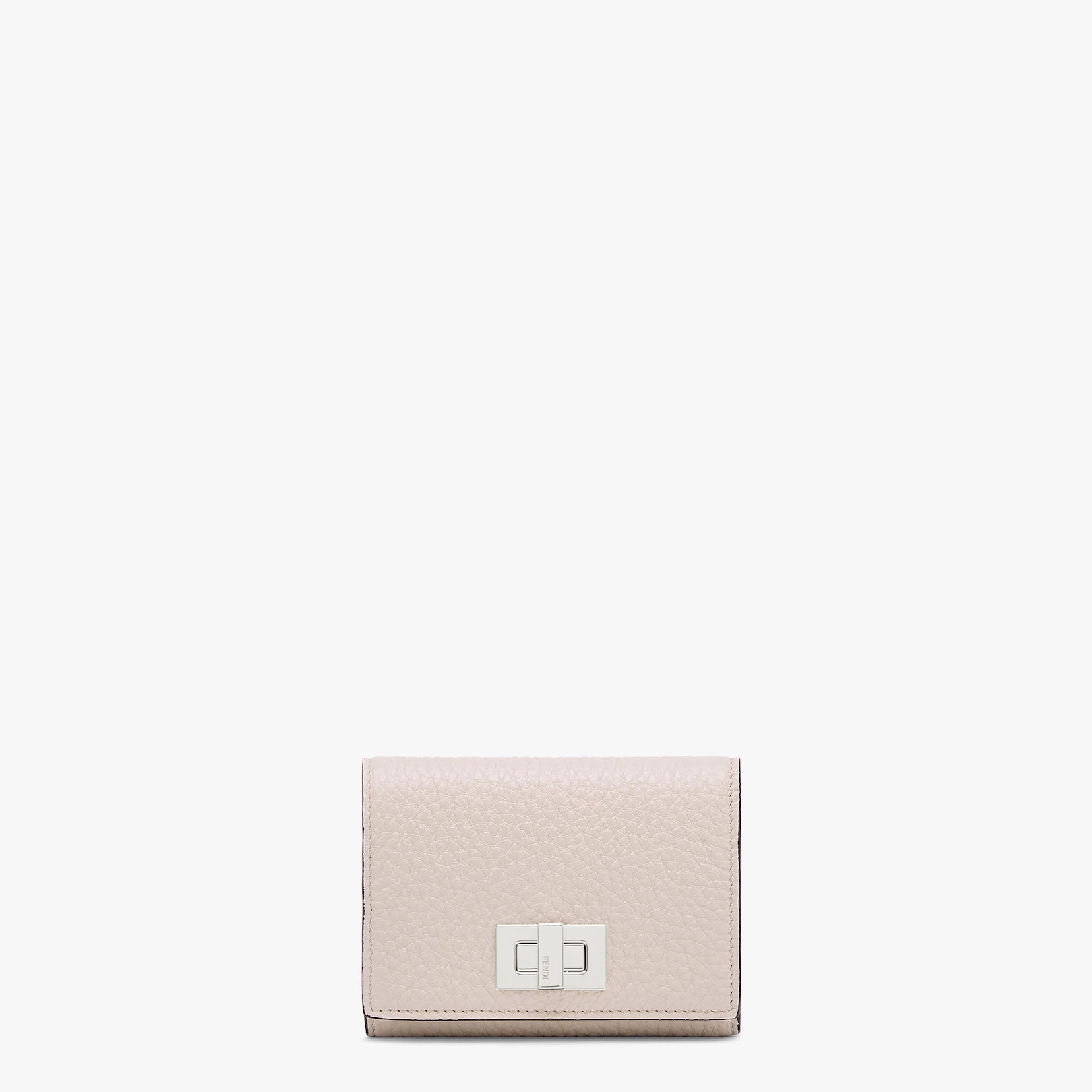 White leather business card holder - 1