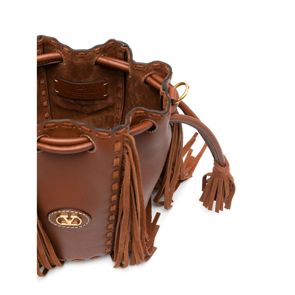 Valentino Garavani Brown Bucket Bags Women - 4