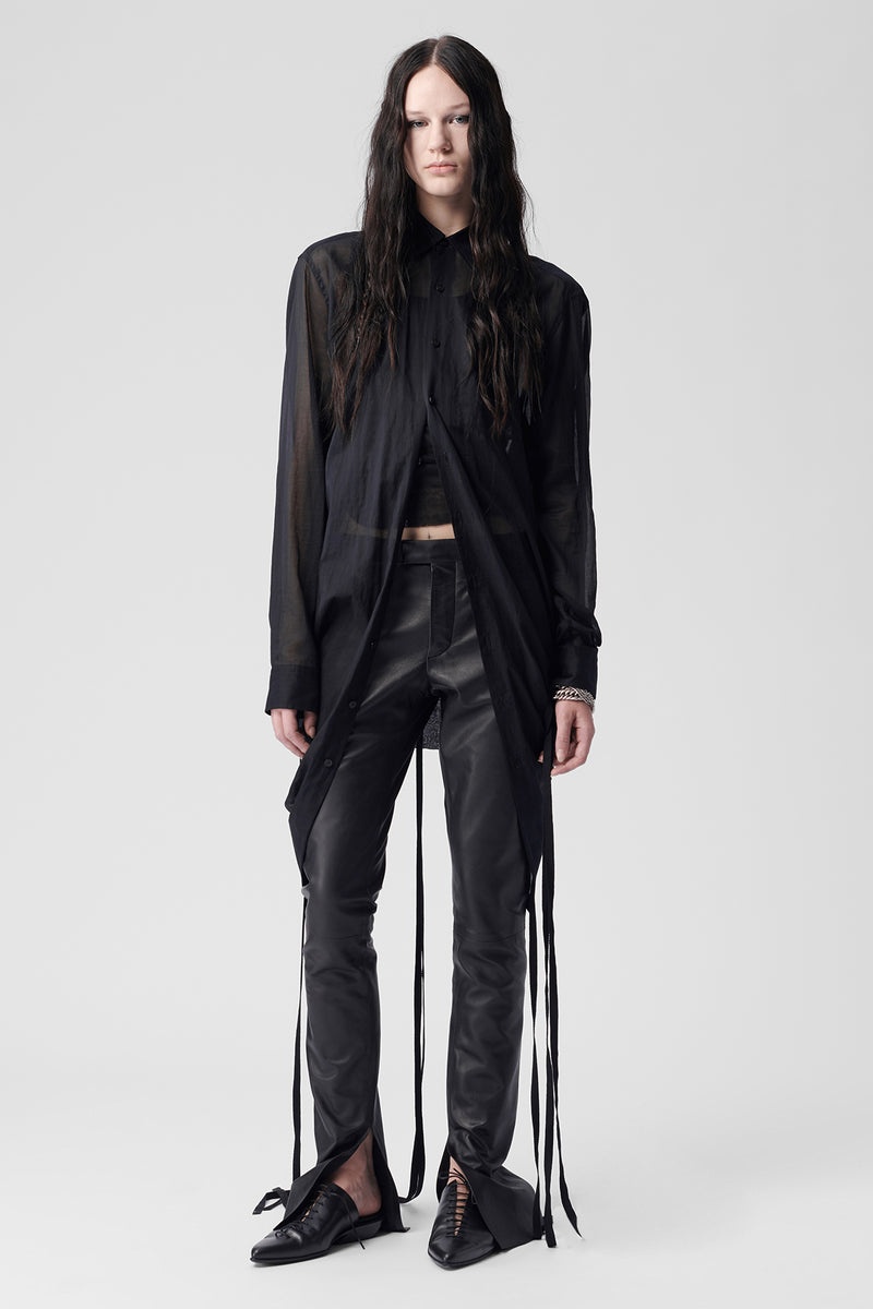 Gabi Long Draped Shirt - 4