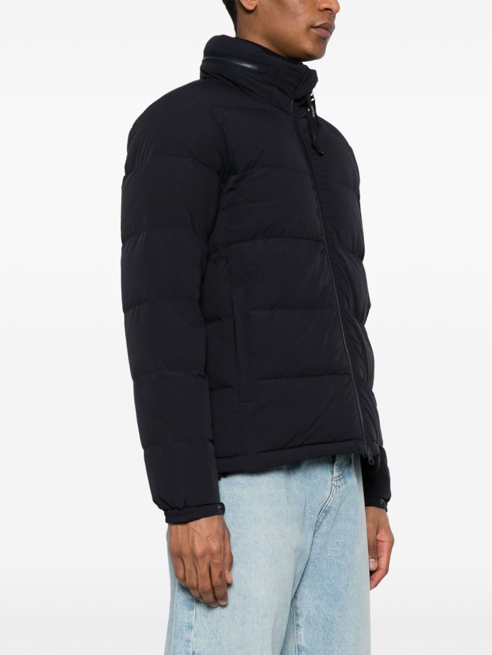 zip-up padded jacket - 4